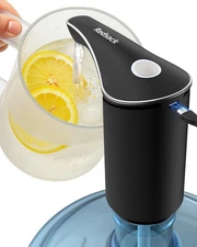 Rechargeable 5-gallon water bottle pump