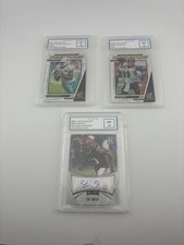 NFL Graded Card Lot - 3PCS - TUA TAGOVAILOA - JOE BURROW - SHI SMITH AUTOGRAPH