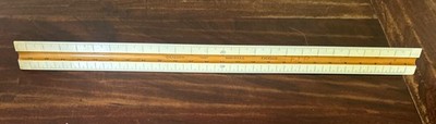 Vintage Dietzgen Triangular 12'' Drafting Excello Ruler 1667; Made In USA
