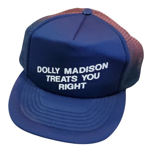 Blue Dolly Madison Treats You Right Hat. Snack Cakes.