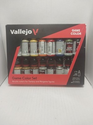 Acrylicos Vallejo Game Color Intro Set 16 Shades Acrylic Paint