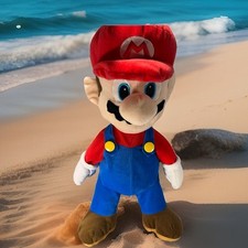 2015 Nintendo Super Mario Plush Pillow Buddy Large Stuffed Doll 22 24 w/Tags