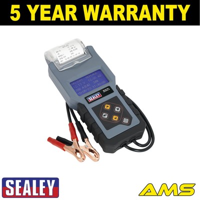 Sealey Digital Batterie & Lichtmaschine/Starter Tester mit Drucker 12V BT2012