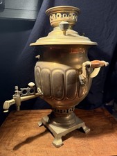 Samowar Mosiądz Miedziany Czajnik do herbaty 