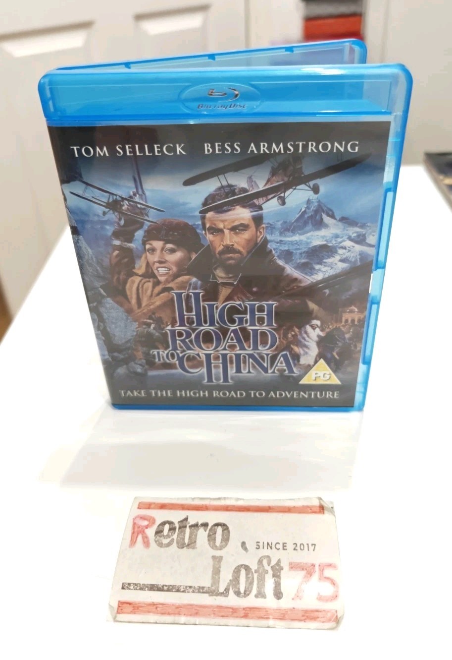 High Road to China Blu-Ray. Tom Selleck, Bess Armstrong. 1983 Region B. Vgc.