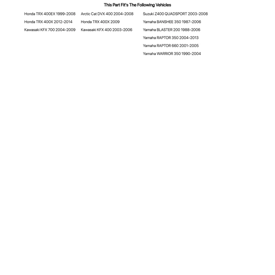 Tusk Comp Series Nerf Bars Replacement Webbing Red For YAMAHA WARRIOR 350 Foto 4 de 4