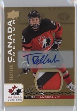 2017 Team Canada Juniors Premium Materials 62/199 Ty Dellandrea #56 Auto uj7