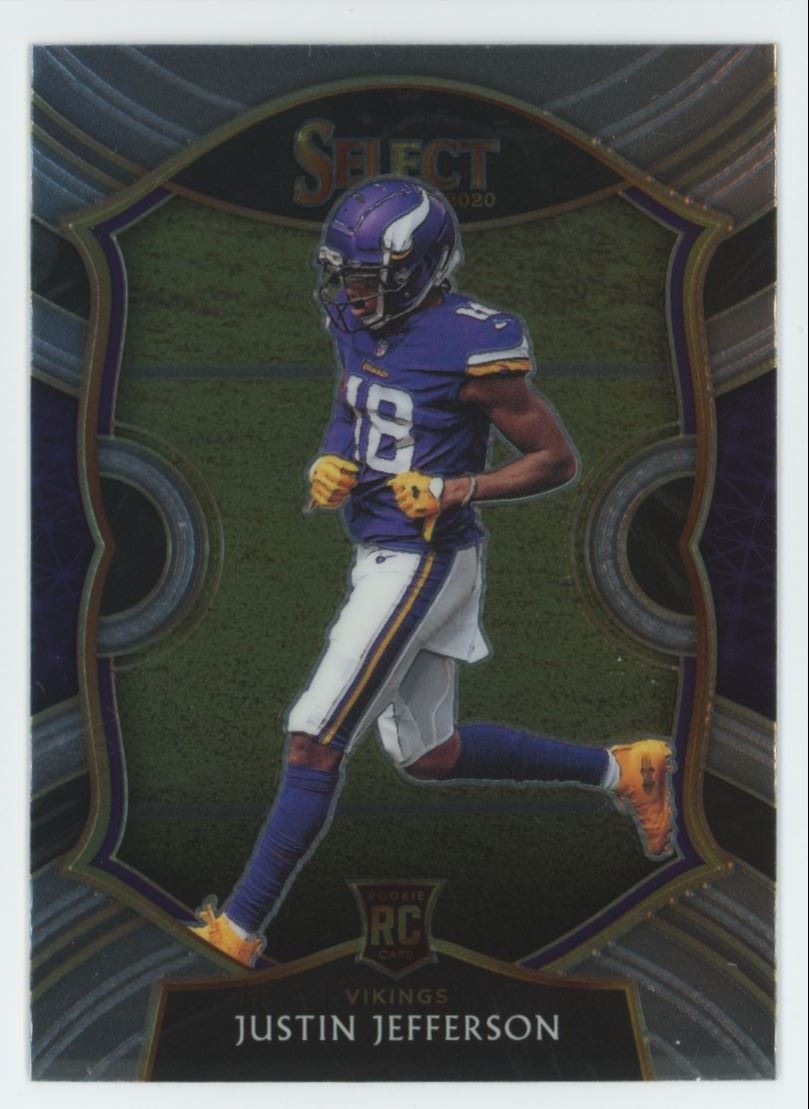 2020 Panini Select Concourse Justin Jefferson Rookie Vikings #61 C14