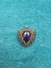 Thomas Sabo Anhänger, Federherz mit Lila Stein, Top Zustand