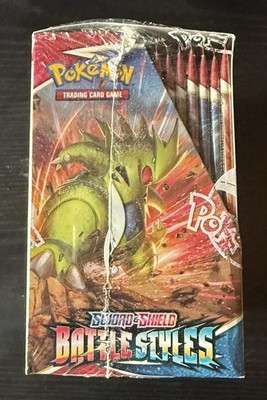 Battle Styles Booster Box Pokemon TCG Sword & Shield SWSH05 With Protector 