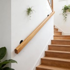 Handlauf Holz Handlauf Treppe Rutschfest Geländer Wandmontage Kinder Senioren