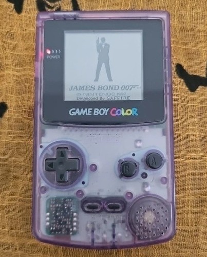 Nintendo Game Boy Color Púrpura Atómico - ¡Viene con Juego James Bond 007! - Imagen 2 de 9