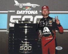 2025 WILLIAM BYRON DAYTONA 500 WIN AUTOGRAPHED 8X10 PHOTO W/PSA COA AWESOME RARE