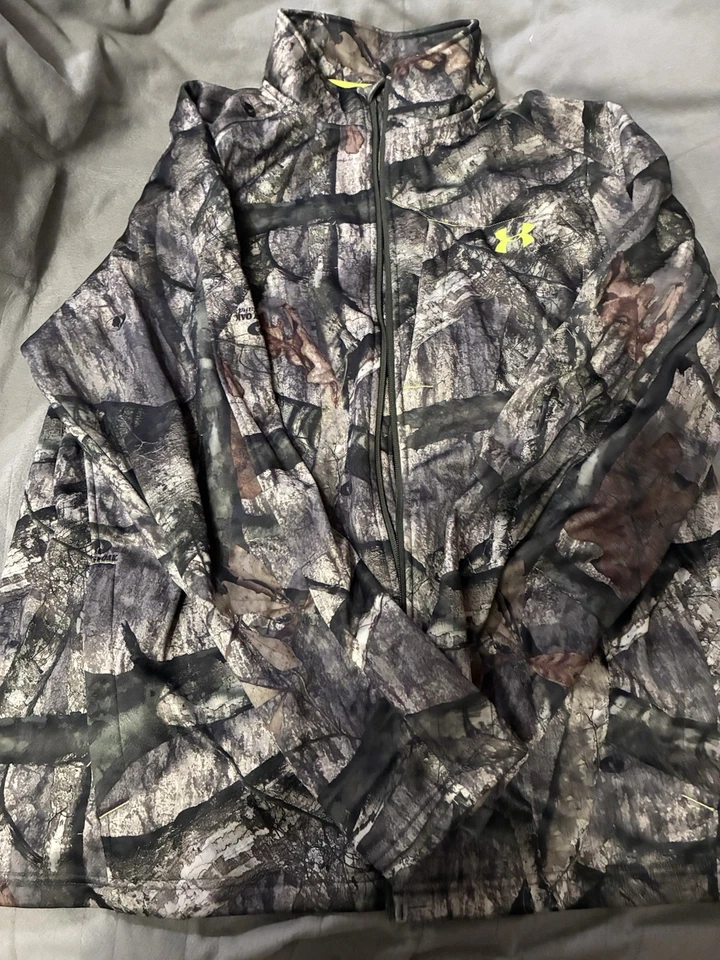 Under Armour Men's XXL 2XL Camo Scent Control Fleece Lined Hunting Jacket Camo - Image 3 of 4