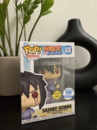 Funko Pop! Naruto Sasuke Uchiha #1436 GITD Funko Exclusive New Sealed (70)
