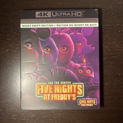 Five Nights at Freddy's 4K UHD Blu-ray Brand New w/Slipcover - Loose Disc