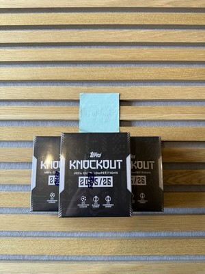 Topps UEFA Club Competitions Knockout 2025/26 X3   New