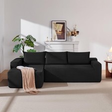 97" Cloud Couch Sectional L Shaped Boneless Couch Sectional Couches