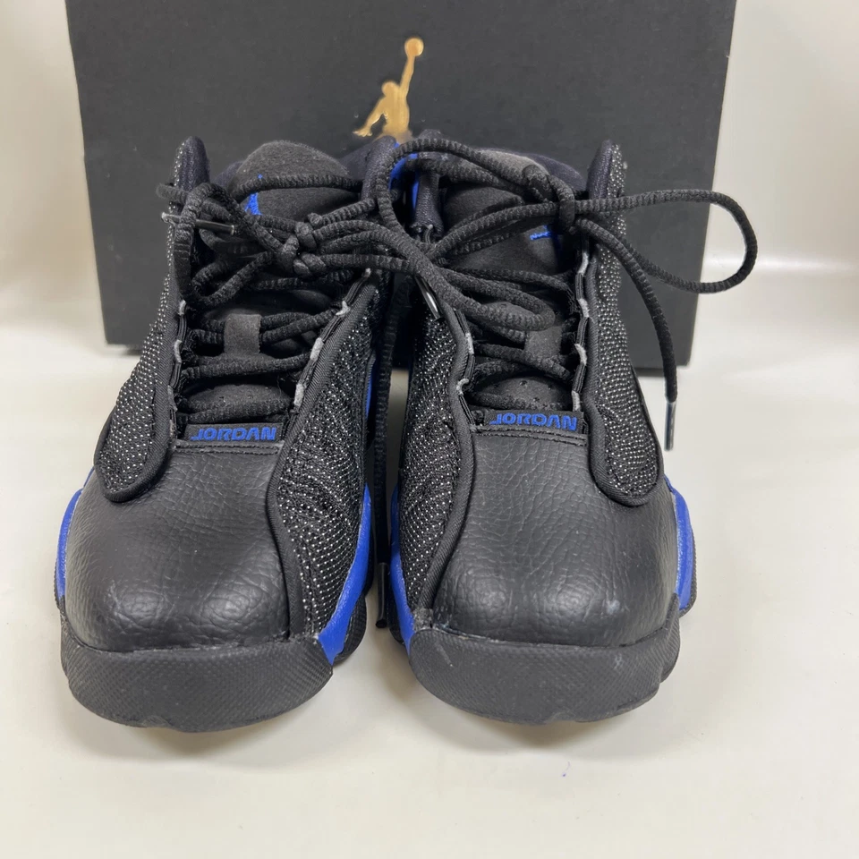 Talla 13.5 (PS) - Jordan 3 Retro Bajo Negro/Hiper Negro-Blanco/Azul Real Foto 3 de 4