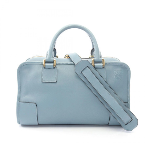 Loewe 28 2WAY Shoulder Bag Blue Leather #RCB8265