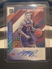 2019-20 Donruss Optic Signature Series Choice Prizm Ignas Brazdeikis Auto 1p3t