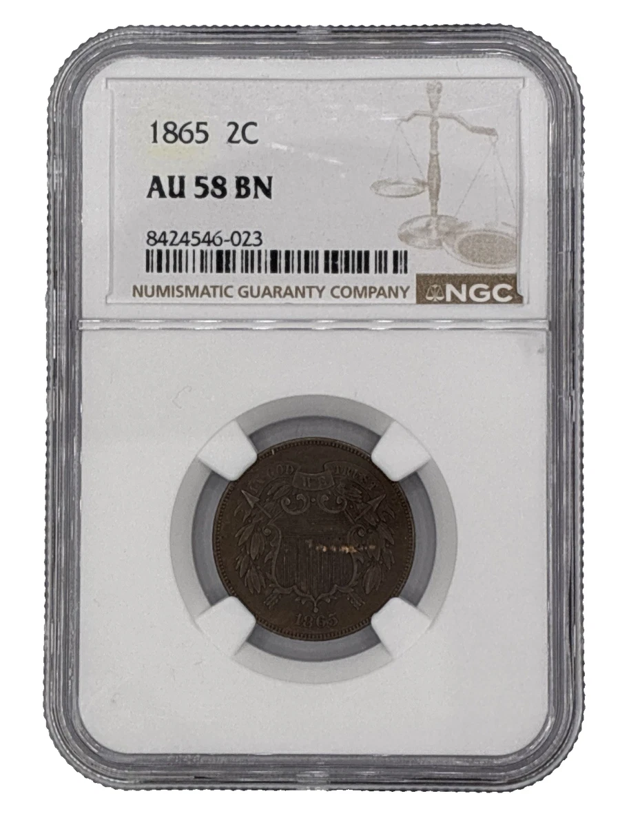 Grade AU 58 US Two Cents for sale | eBay