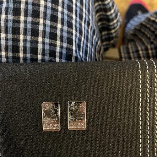 Wessex Mint 1g .999 Silver Kangaroo Bar - Pure Silver Bullion