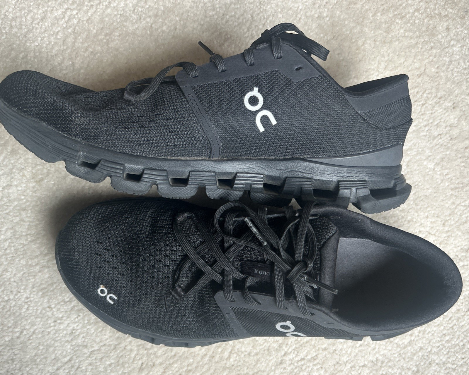 On Cloud (OC) X 4 Black/Eclipse Training Shoes, 9… - image 9