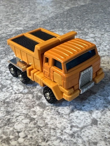 Vintage 1982 Tonka GoBots Bandai Tonka MR-09 Yellow Dump Truck Popy Japan