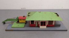 American Flyer 612 Vintage S Gauge Mystic Tin Freight/Passenger Station w/Crane