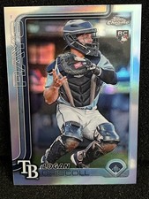 2025 Topps Chrome Logan Driscoll Rookie Refractor #185 Tampa Bay Rays