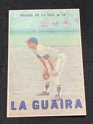 1967 Topps Venezuelan - Miguel de la Hoz #52 (RC) EXMT
