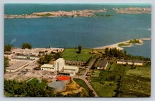 Bacardi Rum Distillery San Juan Puerto Rico Aerial View Postcard CURTEICHCOLOR