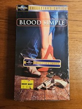 Blood Simple, VHS 1995 Brand New, Sealed, Coen Brothers, W/ Best Buy Sticker