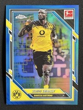 Serhou Guirassy 2025-26 Topps Chrome Bundesliga Blue Refractor Base /150 #22