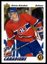 1991-92 Upper Deck Patrice Brisebois Montreal Canadiens #442