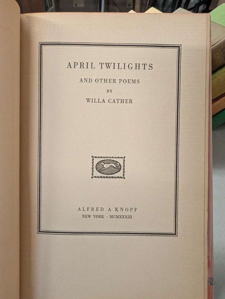 Willa Cather mini library 10 titles vintage some 1st Ed G or better HB 250916 Foto 4 de 4
