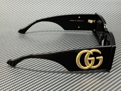 GUCCI GG1425S 001 Black Grey Women's 53 mm Medium Sunglasses | eBay