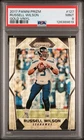 2017 PANINI PRIZM GOLD VINYL #127 RUSSELL WILSON 2/5 PSA 9