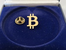 Bitcoin Button / Pin / Anstecker - Anstecknad...