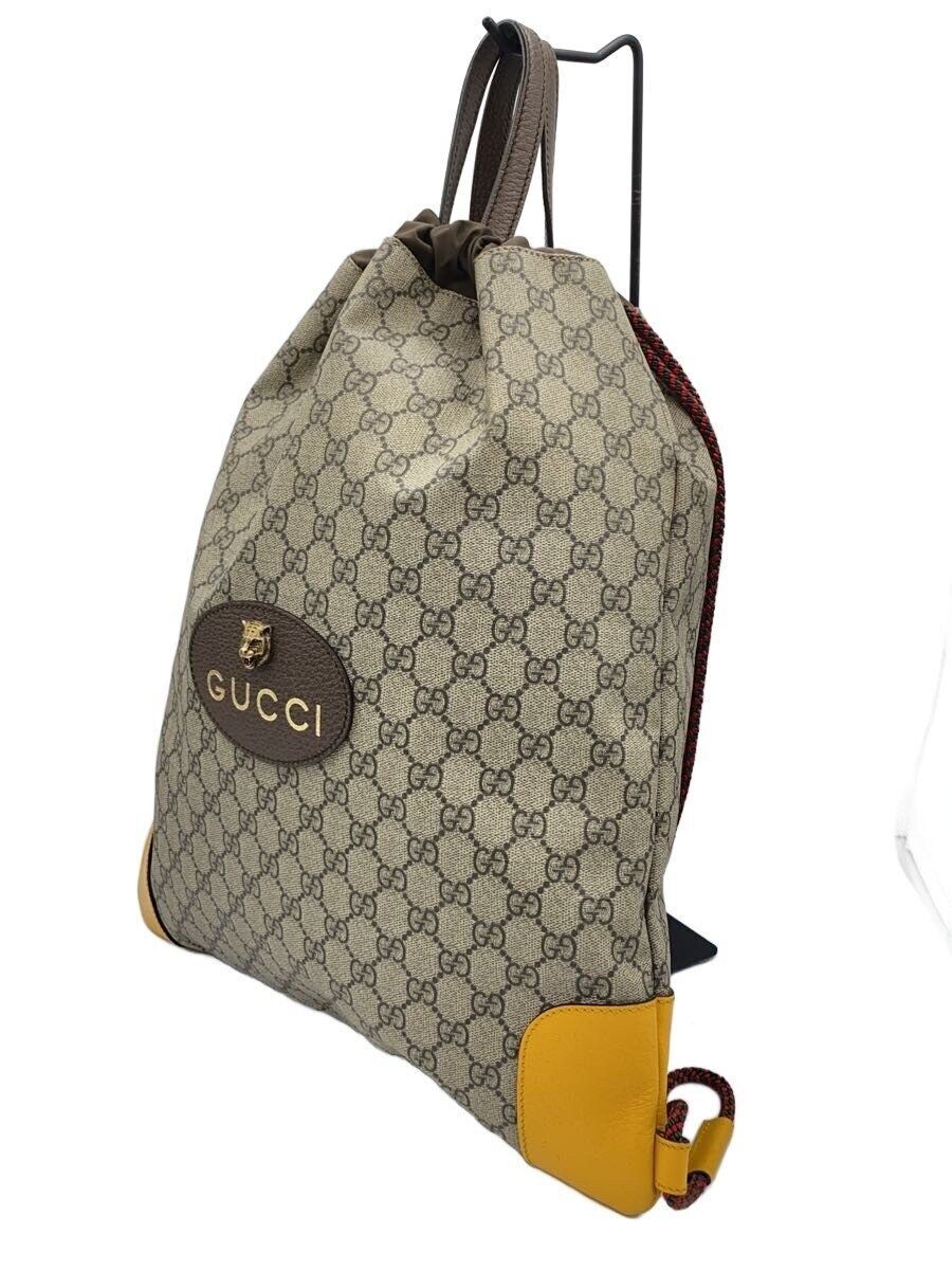 GUCCI backpack drawstring backpack_GG Supreme PVC… - image 2