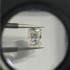 2x4-10x12mm Radiant White D Farbe VVS1 Moissa...