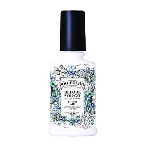 Poo-Pourri Before-You-Go Toilet Spray, Fresh Air, 4 Fl Oz  Assorted sizes 