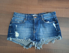 H&M Damen Hotpants Jeans-Shorts Gr. 36 Blau D...