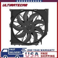 Radiator Cooling Fan Assembly For 2004-2011 BMW X3 E83 2.5L 3.0L 17113452509