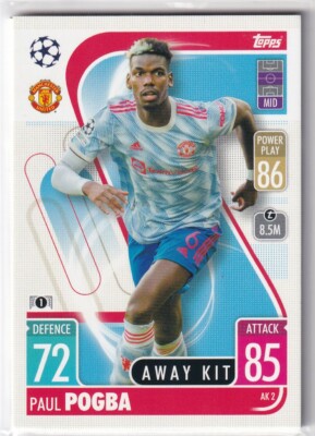 Topps Match Attax Champions League Extra 21/22 AK 2 Paul Pogba Away Kit