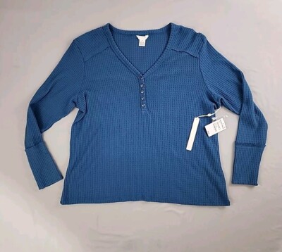 NWT Caslon Lightweight Sweater Womens Size 2XL XXL Teal Blue Cozy MSRP $49