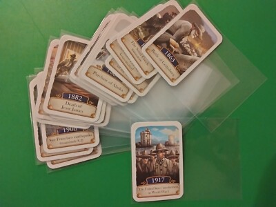 2014 Asmodee TIMELINE American History  (you pick) used MINI-cards Free Ship