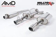 Milltek Clio 182 Resonated Stainless Steel Cat Back Exhaust System SSXRN201