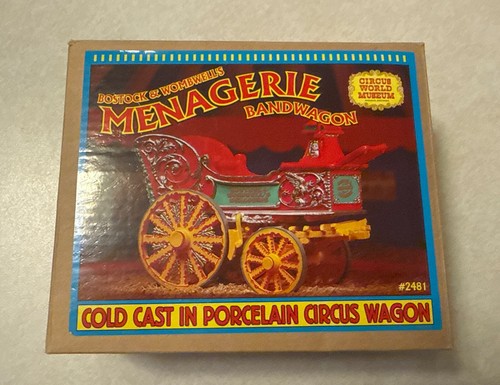 Ertl Cold Cast Porcelain Circus Wagon Menagerie Bandwagon #2481 /3500